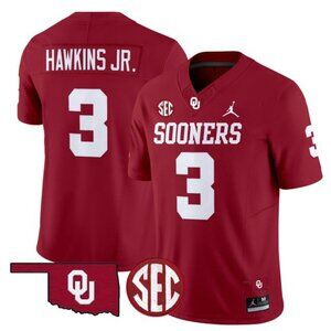 Mens Youths  Kids Michael Hawkins Jr Vapor Stitched Crimson Jersey